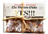 miniature newspaper pins-front pages (boston red sox)