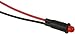 BIVAR PM3RDW12.0 PANEL MOUNT INDICATOR, LED, 4.064MM, RED, 1.7V (10 pieces)