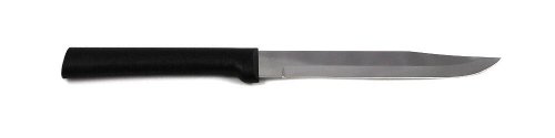 Rada Cutlery Utility Steak Knife, Dishwasher Safe, Made in USA, Black Handle