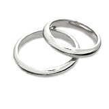 14K Men's White Gold 4MM Comfort Fit Wedding Band