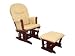 GLIDER OTTOMAN SET CHERY/BEIG 7026C 11284