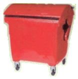 Wheelie Bin - Red - 1100L - Roll Lid - Free Delivery