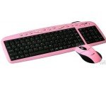 Electronics : PINK KEYBOARD & MOUSE