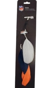 Denver Broncos Team Color Feather Hair Clip
