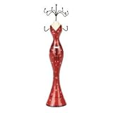 Jewelery Holder for Desk Top Bold and Beautiful Abstract Art 16h,4w [Kitchen]