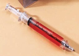 Childrens Toyshop  Toys : Syringe Ball Point Pen