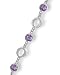 Boma Round Amethyst Link Bracelet