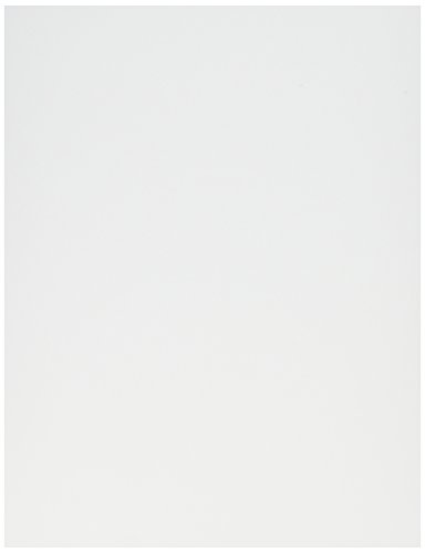 Crafter s Companion Spectrum Noir Ultra Smooth Premium Cardstock, 8.5 by 11-Inch, White, 50-Pack