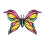 Butterfly 21 Temporary Tattoo 2x2