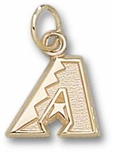 Arizona Diamondbacks 3/8 A Charm - 10KT Gold Jewelry