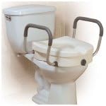 2 in 1 Locking Elevated Toilet Seat Drive 2 in 1 Locking Elevated Toilet Seat