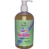 Rainbow Research Baby Oh,Body Wash Unscented 16 oz