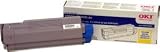 Oki C5650 Series Yellow Toner, 5000 Yield - Genuine Orginal OEM toner