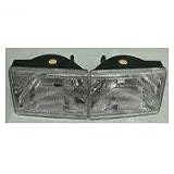 New Set of 2 Headlights Headlamps 93-98 Jeep Grand Cherokee 93 94 95 96 97 98 1993 1994 1995 1996 1997 1998 Head Light Lamp Lights Lamps Both Pair Two Headlight Headlamp Left Driver Side Right Passenger Side