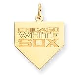 14K Chicago White Sox Lrg Homeplate Charm
