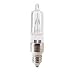 Eiko 00213 - Q50CL/MC-130V - Frosted Halogen JD Type 50 Watt, E11 Base (Mini Candelabra), 130 Volt Long Life