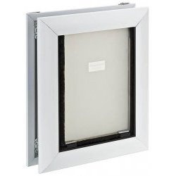 Door Mount Pet Door - Single Flap - Small (White) (12.75