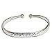 Womens Gift - Cuff Bracelets Sterling Silver Jewelry 2.3 inches (brclt235a)