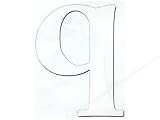 EK Art Blanche MDF 16 Letter Q