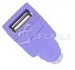USB Adapter (for Keyboard), Type A Female / PS2 (MDIN6) Male