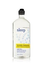 Bath and Body Works Aromatherapy Sleep Lavender Chamomile 10 Oz Body Wash and Foam Bath