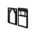 Tilting Flat Wall Mount Bracket for PN655U PN655UP Landscape Mode