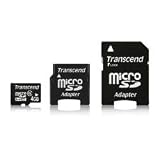 Zoom Produkt-Bild: Transcend Micro SDHC 4GB Class 6 Speicherkarte mit SD- und Mini SD-Adapter
