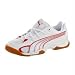 Puma Vibrant V Handballschuh- Damen weiß/rot Farbe: weiß/rot (white/pompeian-red), Größe: 37.5