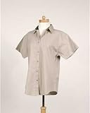 Tri-Mountain Women's Short Sleeve Peached Twill Shirt. 781