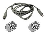 Belkin Pro Series PS/2 Keyboard Replacement Cable - Keyboard cable - 6 pin PS/2 (M) - 6 pin PS/2 (M) - 1.8 m