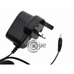 i-nique 3 PIN UK Power charger for iriver H300 H320 H340 + earphone cable-wrap
