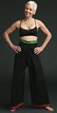 Unisex Indian Wrap Pants - Black-Red