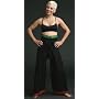 Unisex Indian Wrap Pants - Black-Red