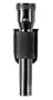 8026, Compact Light Holder Black Size 2 Open Top