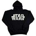Star Wars Officially Licensed Distressed Logo Hooded Sweatshirt