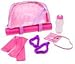 Dream Dazzlers: Yoga Set with Mat, Carrying Bag, Hand Weights, Water Bottle and Instructional Booklet
