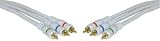 25 FT Component Video Cable Gold Plated 3-RCA HDTV 25ft