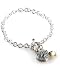 Jewelry : Anatoli Blue Topaz Heart Locket & Pearl Bracelet