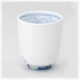 【波佐見焼 湯呑】 彩ぶどう 軽量湯呑（大） 3個組