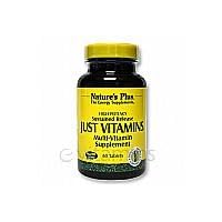 Nature's Plus - Just Vitamins, 60 tablets