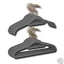 HANGERS 20 PCE GREY GRIP TO ME HANGERS [AS SEEN ON TV)