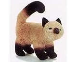 2 Pack of Cat, Standing Siamese 11-inch