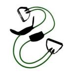 SPRI PILATES DOUBLE XERTUBE - Light - Green