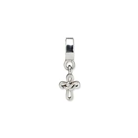 Dangling Cross Charm in Sterling Silver for Pandora, Kera and other 3mm Bracelets