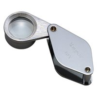 メタルホルダールーペ 10倍 7050 高倍率ルーペ