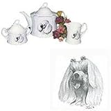 Maltese Tea Set, Porcelain by Rosalinde