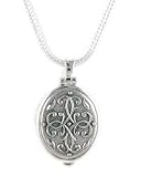 Anatoli Oval Locket Necklace