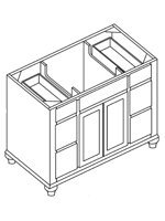 Fairmont Designs Cottage Collection 48" Vanity 126-48