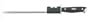Daniel Boulud 9-Inch Combination Honing Steel and Sharpener, Black Handle