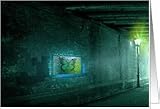 Abstract Railway Tunnel Card